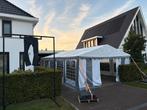 Verhuur partytent 5x10m, Tuin en Terras, Opvouwbaar, Partytent, Zo goed als nieuw, 4 tot 6 meter