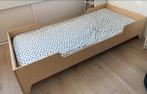 Eenpersoonsbed van multiplex, Ophalen, 70 tot 85 cm, Zo goed als nieuw, Lattenbodem