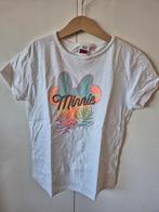 Minnie Mouse Disney t-shirt, wit, maat 146 ZGAN, Disney, Meisje, Ophalen of Verzenden, Zo goed als nieuw