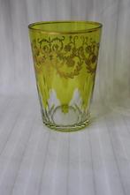 Antiek Baccarat gegraveerd glas c 1930, gemerkt, Ophalen of Verzenden
