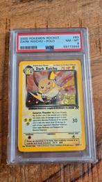 Pokemon Raichu Team Rocket holo psa 8 swirl, Ophalen of Verzenden, Zo goed als nieuw