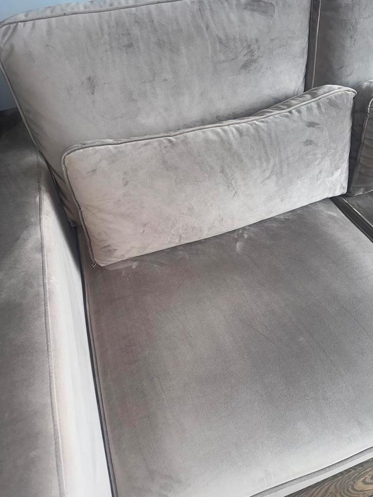 Luxe Hoekbank - 1 jaar oud - Wegens verhuizing, Huis en Inrichting, Banken | Complete zithoeken, Zo goed als nieuw, Stof, Ophalen