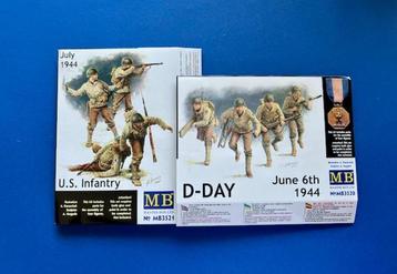 Masterbox	3520 3521	D-Day set  US INFANTRY 1/35 beschikbaar voor biedingen
