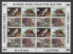 B729 Laos Kb 1927/30 postfris Dieren / WWF, Postzegels en Munten, Verzenden, Postfris, Dier of Natuur