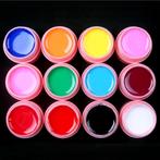 12 Potjes UV Nagel Gel Set / Acryl Nail Art Lak, Sieraden, Tassen en Uiterlijk, Uiterlijk | Cosmetica en Make-up, Overige kleuren