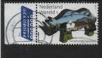 ‹(•¿•)› nl h0911 priority neushoorn tab, Postzegels en Munten, Postzegels | Nederland, Verzenden, Na 1940, Gestempeld