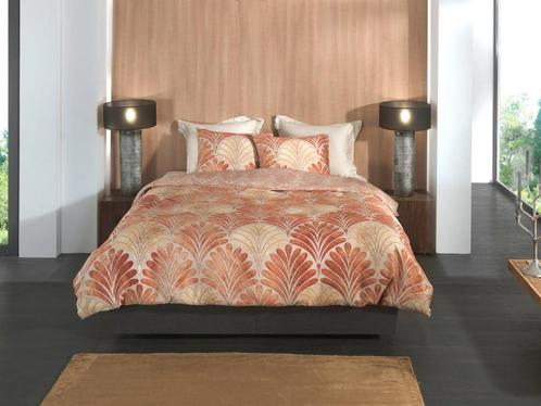 Dekbedovertrek Elif Orange Heckett double face SALE, Huis en Inrichting, Slaapkamer | Beddengoed, Nieuw, Dekbedovertrek, Eenpersoons