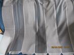 Totaal 11  m. (4 delen) vitrage, 90cm hoog, taupekleurig, Ophalen, Beige, Nieuw, 200 cm of meer