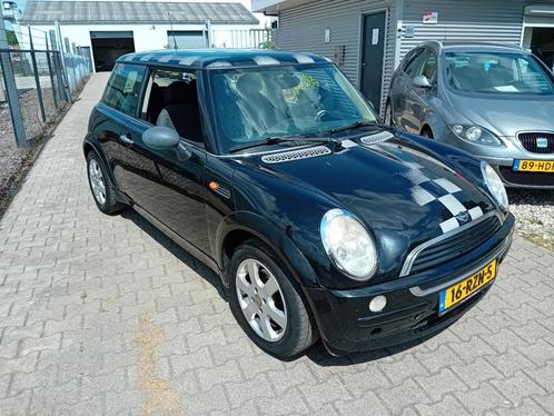 Mini 1.6 16V ONE 2001 Zwart APK 21-02-2026!! STUURBEKR!!, Auto's, Mini, Bedrijf, One, ABS, Airbags, Airconditioning, Alarm, Bluetooth