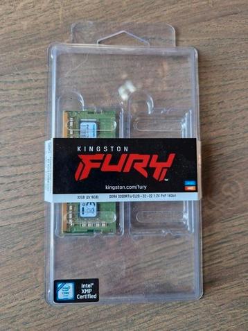  Kingston FURY Impact DDR4 16GB 3200MHz – SODIMM Laptopgeh beschikbaar voor biedingen