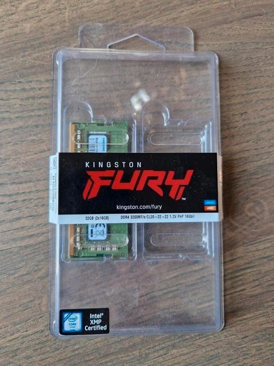 Kingston FURY Impact DDR4 16GB 3200MHz – SODIMM Laptopgeh, Computers en Software, RAM geheugen, Zo goed als nieuw, Laptop, 32 GB