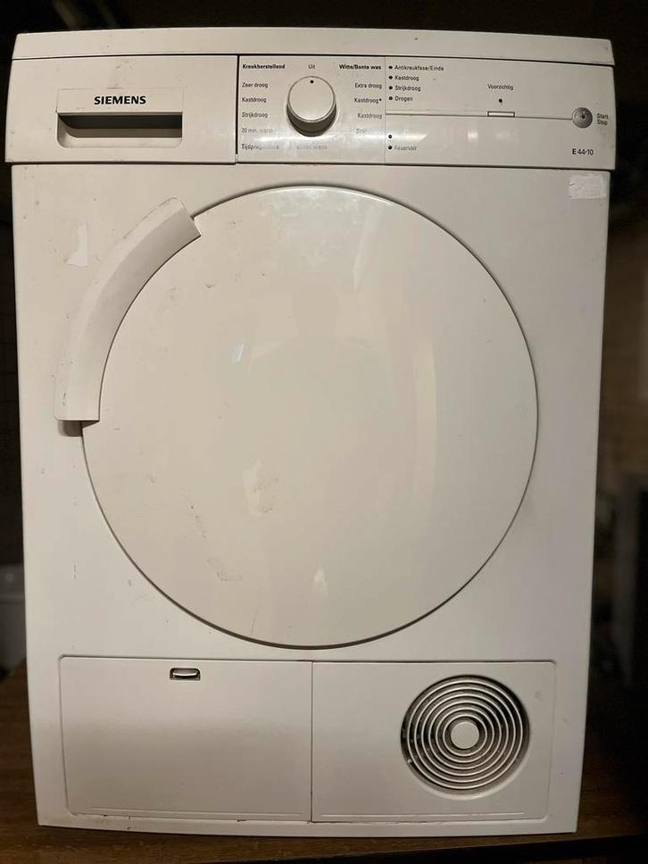 Siemens Wasdroger, Witgoed en Apparatuur, Wasdrogers, Gebruikt, Condens, Voorlader, 6 tot 8 kg, 85 tot 90 cm, Anti-kreukfase, Ophalen
