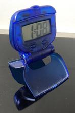 POSTBANK wekker reiswekker blauw AAA-batterij -NIEUW, Ophalen of Verzenden, Nieuw, Gebruiksvoorwerp