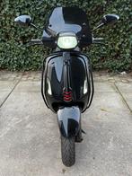 Vespa sprint glans zwart 2017 snor, Fietsen en Brommers, Ophalen, Benzine, Maximaal 25 km/u