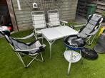 Campingset: cadac skottelbraai / stoelen / tafel, Ophalen, Gebruikt, Campingstoel