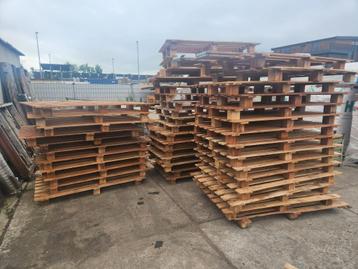58 - (Hard)houten brede pallets, transport, opslag, tuin beschikbaar voor biedingen