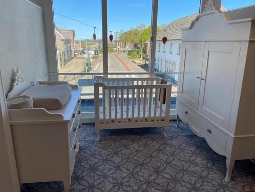 Luxe Complete Babykamer Kidsmill White Romance 3 delig, Kinderen en Baby's, Kinderkamer | Complete kinderkamers, Zo goed als nieuw