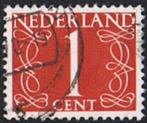 Nederland cijfer serie gestempeld uit 1946/1957, Postzegels en Munten, Postzegels | Nederland, Verzenden, Na 1940, Gestempeld
