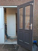 Houten achterdeur, Ophalen, Gebruikt, Buitendeur, 200 tot 215 cm