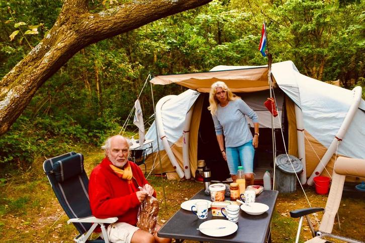 Prachtige kans (tent)  voor een volledige camping uitrusting, Caravans en Kamperen, Tenten, tot en met 4, Gebruikt, Ophalen