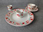 Antiek / vintage ontbijtservies Granit Hungary, Antiek en Kunst, Antiek | Servies los, Ophalen of Verzenden