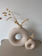 2 Stuks Donut Vaas Set, Huis en Inrichting, Woonaccessoires | Vazen, Overige kleuren, Aardewerk of Porselein, Nieuw, Ophalen of Verzenden