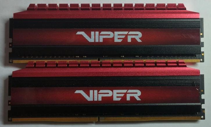64GB DDR4 2x 32GB PC4-28800 3600MHz Patriot Viper 3523., Computers en Software, RAM geheugen, Gebruikt, Desktop, 64 GB, DDR4, Verzenden