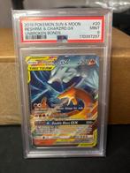 Reshiram & Charizard #20 Unbroken Bonds PSA 9, Ophalen of Verzenden, Zo goed als nieuw, Losse kaart