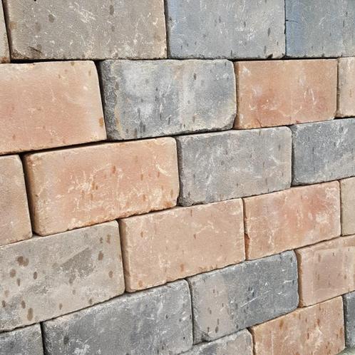 GEBAKKEN KLINKERKEI ZWART BRUIN MIX, Tuin en Terras, Tegels en Klinkers, Nieuw, Klinkers, Overige materialen, 10 m² of meer, Ophalen of Verzenden