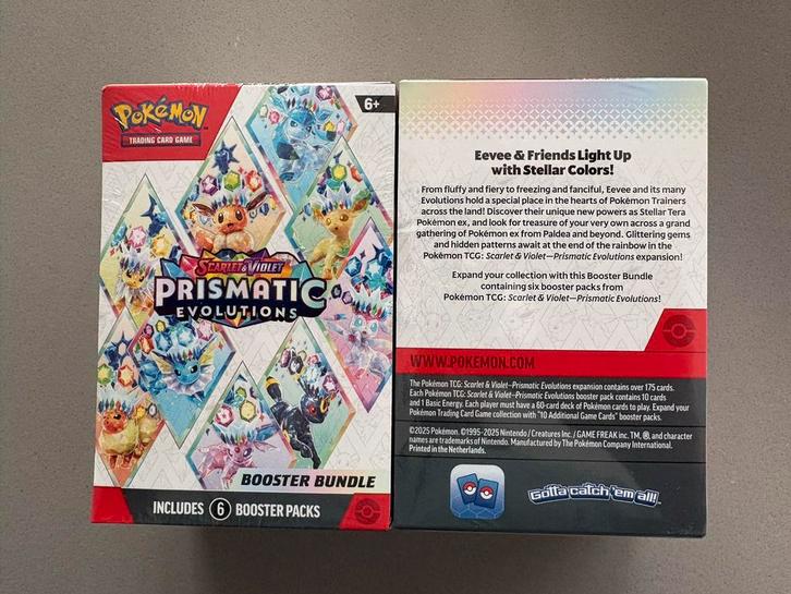 Pokémon TCG Scarlet & Violet Prismatic Evolutions Booster Bu, Hobby en Vrije tijd, Verzamelkaartspellen | Magic the Gathering