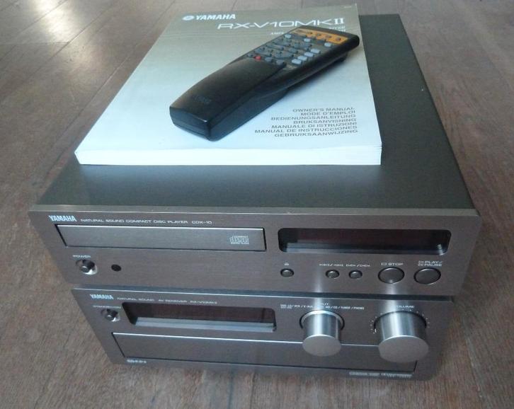 YAMAHA Zo Goed Als Nieuwe Receiver + CD-Speler en Afst Bed, Audio, Tv en Foto, Stereo-sets, Zo goed als nieuw, Cd-speler, Tuner of Radio