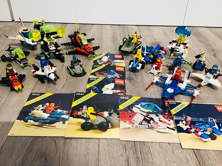 LEGO ruimte space, M-Tron, Black-Tron, 14 complete sets 1980, Kinderen en Baby's, Speelgoed | Duplo en Lego, Zo goed als nieuw