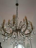 Maria theresia keoonluchter 10 arms, Huis en Inrichting, Lampen | Kroonluchters, Ophalen, Gebruikt, Glas, Barok
