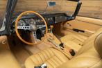 Jaguar E Type Series 2 Cabriolet | 1969, Auto's, Achterwielaandrijving, Beige, Cabriolet, Blauw
