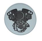 biker-patch - 3D Shovelhead motorblok, Niet ingevuld, Niet ingevuld, Nieuw, Ophalen of Verzenden