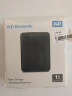WD Elements 1tb portable hard drive, Computers en Software, Ophalen of Verzenden, Zo goed als nieuw