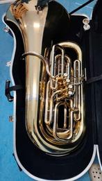 Tuba Miraphone Bb 1291 mit 5 Ventile. Trigger, Ophalen, Zo goed als nieuw, Bes-tuba, Met koffer of draagtas