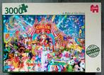 Jumbo puzzel A Night at the Circus 3000 compleet, Ophalen of Verzenden, Meer dan 1500 stukjes, Zo goed als nieuw, Legpuzzel