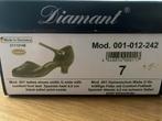Diamant Dames Dansschoen Maat 40 2/3  maat 7 zwart, Ophalen, Zo goed als nieuw, Schoenen
