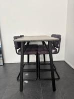 Complete eethoek: tafel + 4 stoelen | Bon aanwezig |, Antiek en Kunst, Ophalen of Verzenden