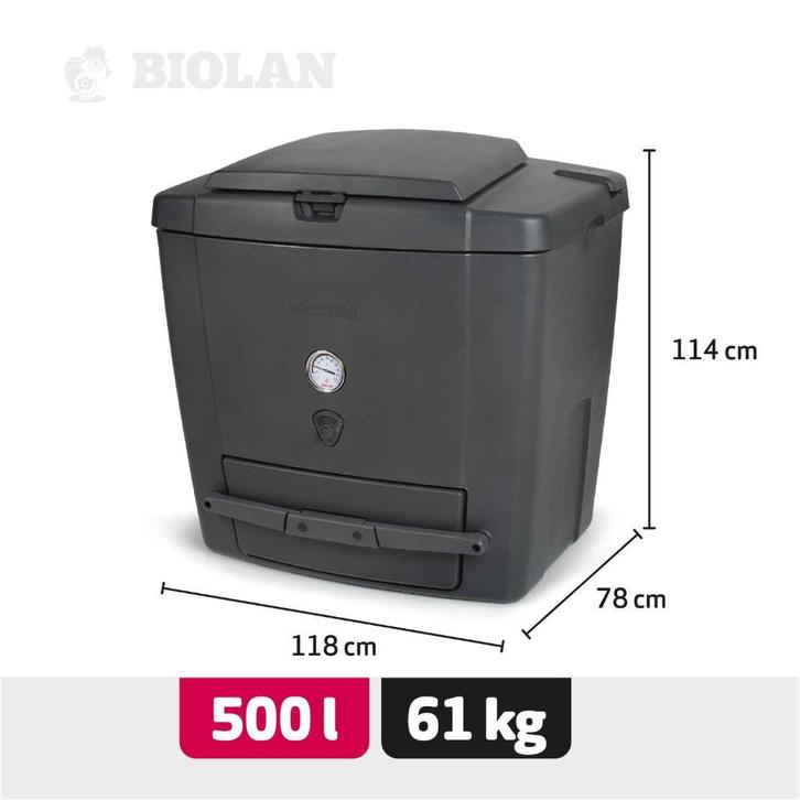 Biolan compostbak 500 liter -> 50% SHOWROOM KORTING, Tuin en Terras, Aarde en Mest, Potgrond, Ophalen