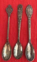 Drie lepeltjes Koninklijk Huis. Gero 90 verzilverd., Ophalen of Verzenden