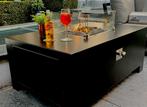 Vuurtafel BURNI aluminium 120x80x50cm., Tuin en Terras, Ophalen, Zo goed als nieuw