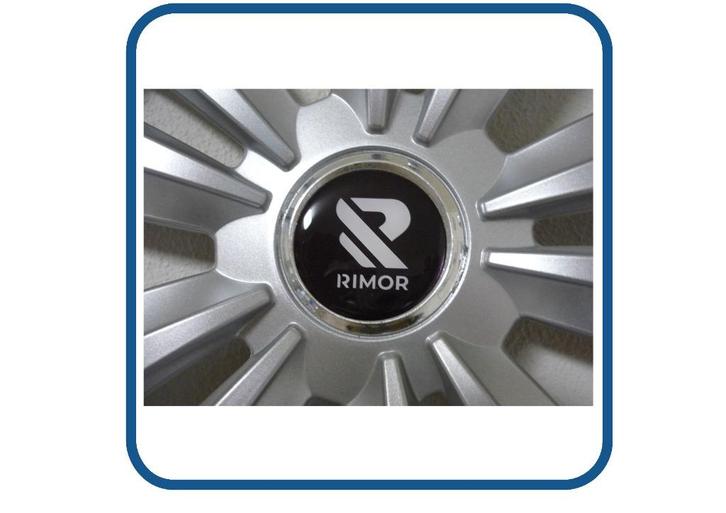 Rimor logo doming naafstickers caravan en camper 3D, Epoxy, Verzamelen, Stickers, Nieuw, Overige typen, Verzenden