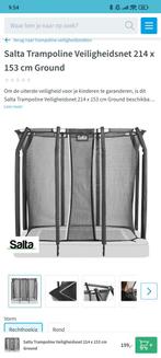 Salta Veiligheidsnet Trampoline 214x153cm, Ophalen of Verzenden, Gebruikt