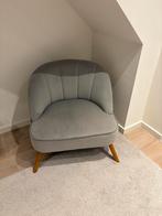 Mooie grijze fauteuil van Woood, Huis en Inrichting, Fauteuils, Ophalen, Minder dan 50 cm, Gebruikt, Minder dan 75 cm