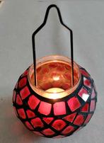 KAARShouders,Hangend,Mozaïek,Rood,Waxinelichtjes,Vintage, Ophalen of Verzenden, Nieuw, Kandelaar
