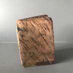 MOBACH Utrecht ....Studio keramiek (blok)vaas 70's, Huis en Inrichting, Woonaccessoires | Vazen, Gebruikt, Overige kleuren, Aardewerk of Porselein