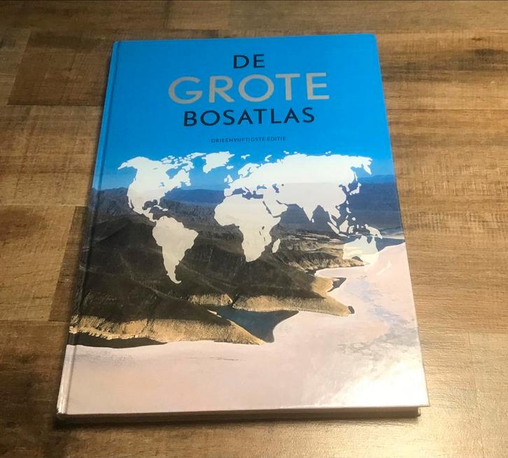 De Grote Bosatlas 53 ste Zeer Goede Staat, Boeken, Atlassen en Landkaarten, Zo goed als nieuw, Bosatlas, Wereld, 2000 tot heden
