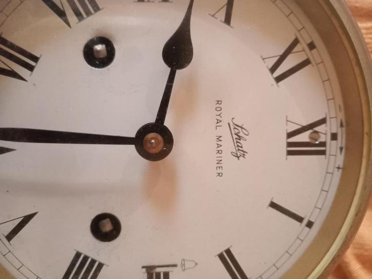 Schatz & Söhne Scheepsklok & Barometer – Messing  (1970s), Audio, Tv en Foto, Weerstations en Barometers, Gebruikt, Barometer